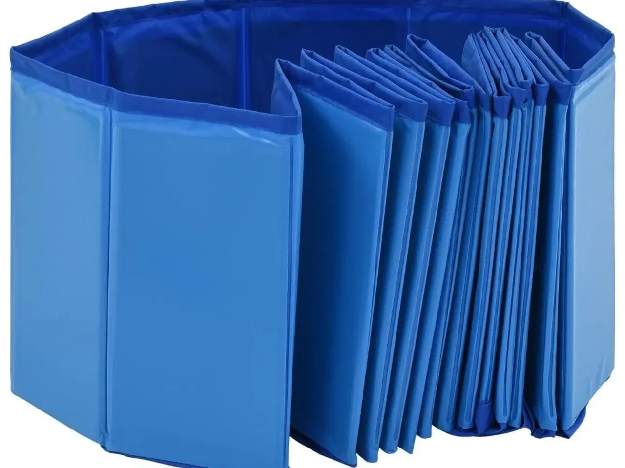 Billede 5 - Foldbart hundebassin 160 x 30 cm PVC blå