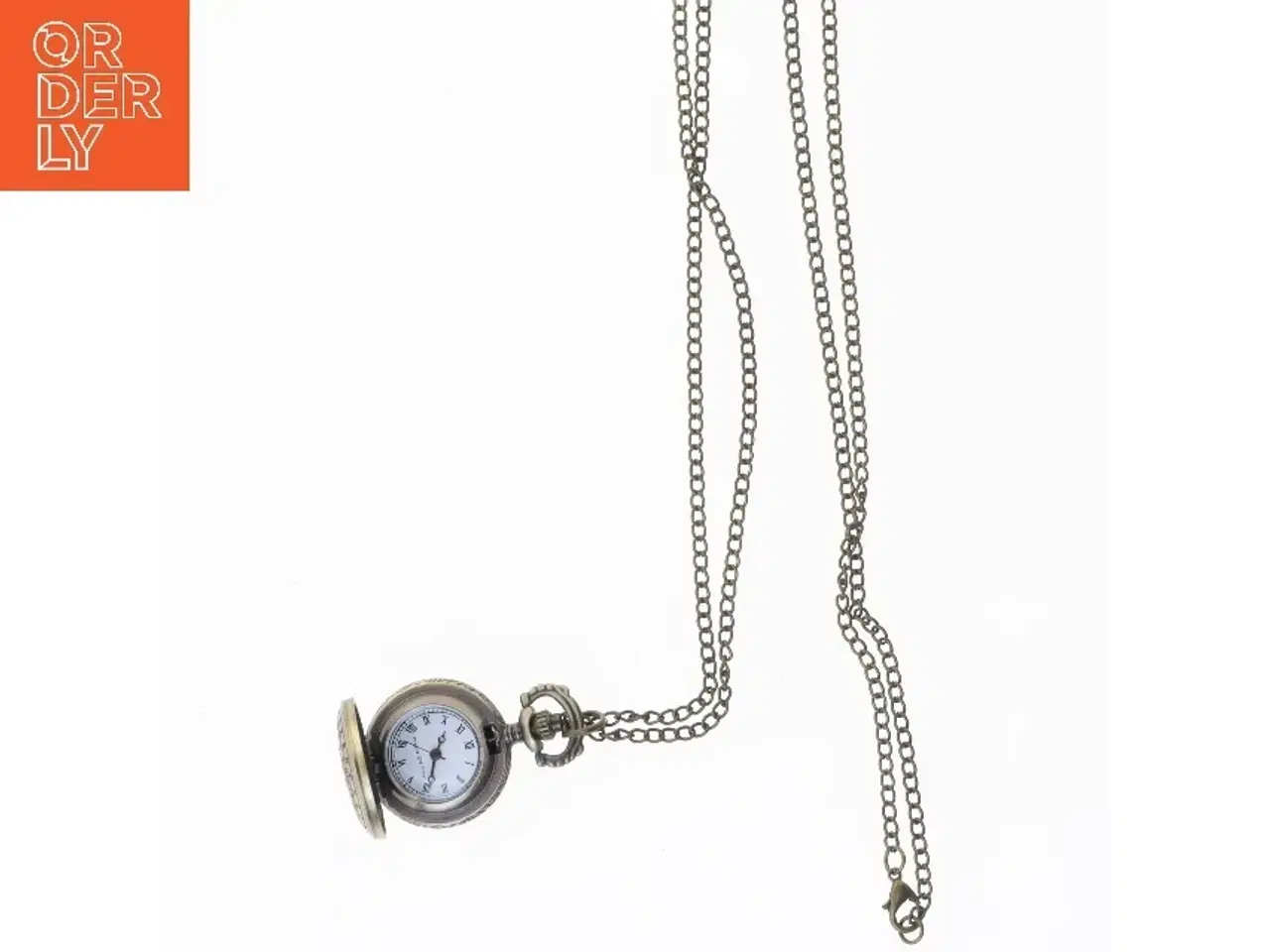 Billede 2 - Vintage lommeklokke med kæde (str. 80 cm)