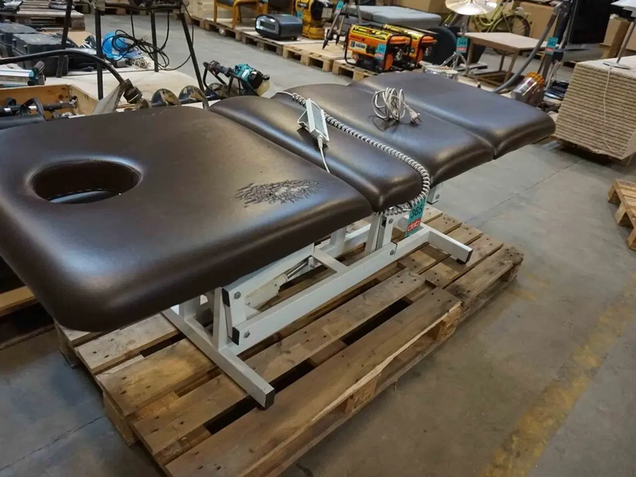 Billede 2 - Massagebriks med el-styring (MOMSFRI)