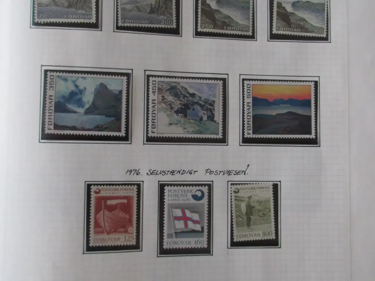 Billede 3 - Færøerne start samling postfriske frimærker