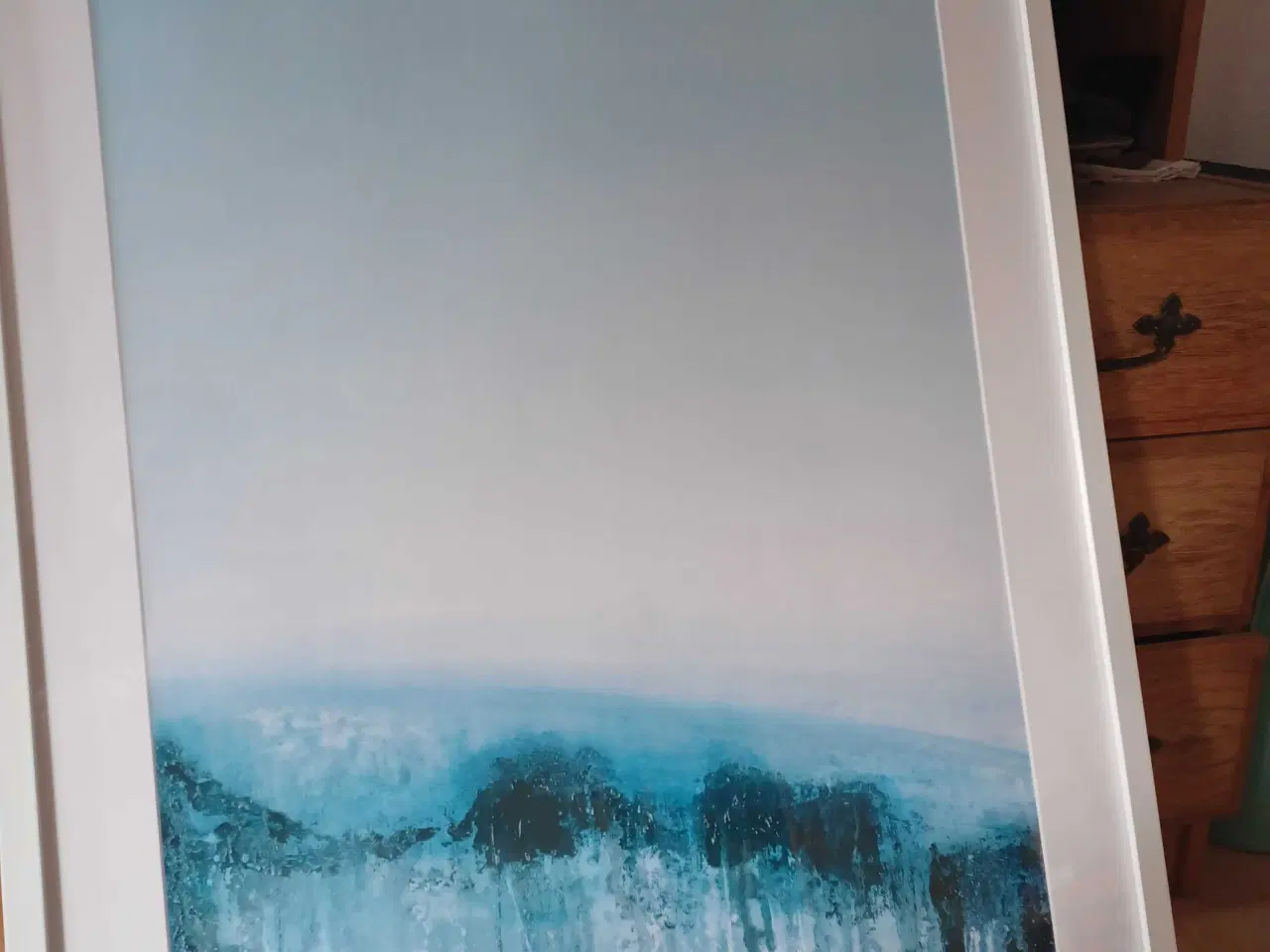 Billede 1 - Billede I fin hvid ramme