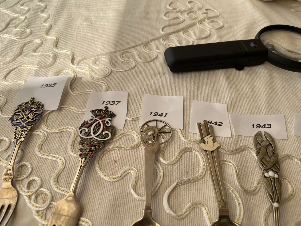 Billede 1 - Årsskeer og gafler i Sterling sølv Georg Jensen