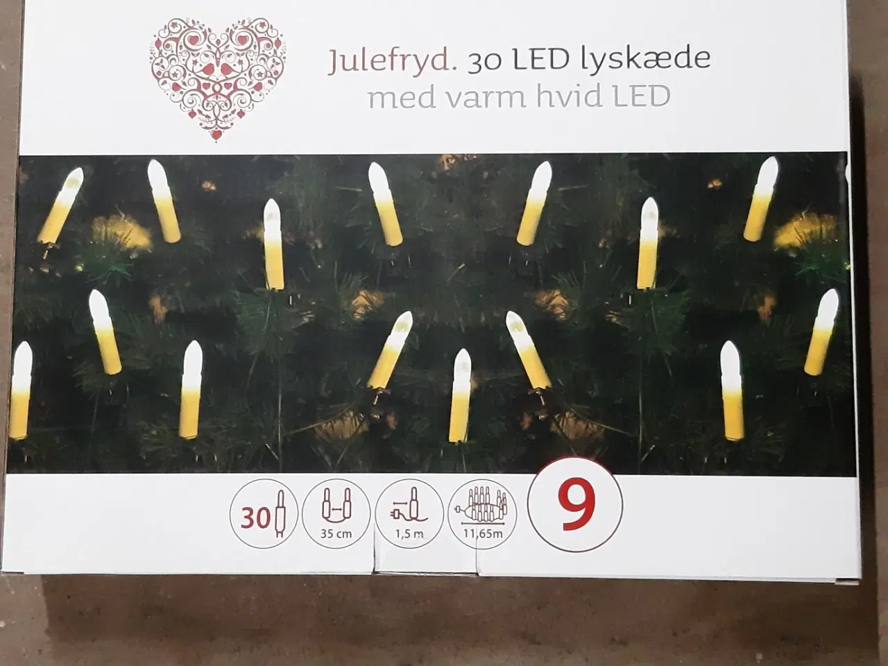 Billede 1 - Juletræslyskæde LED