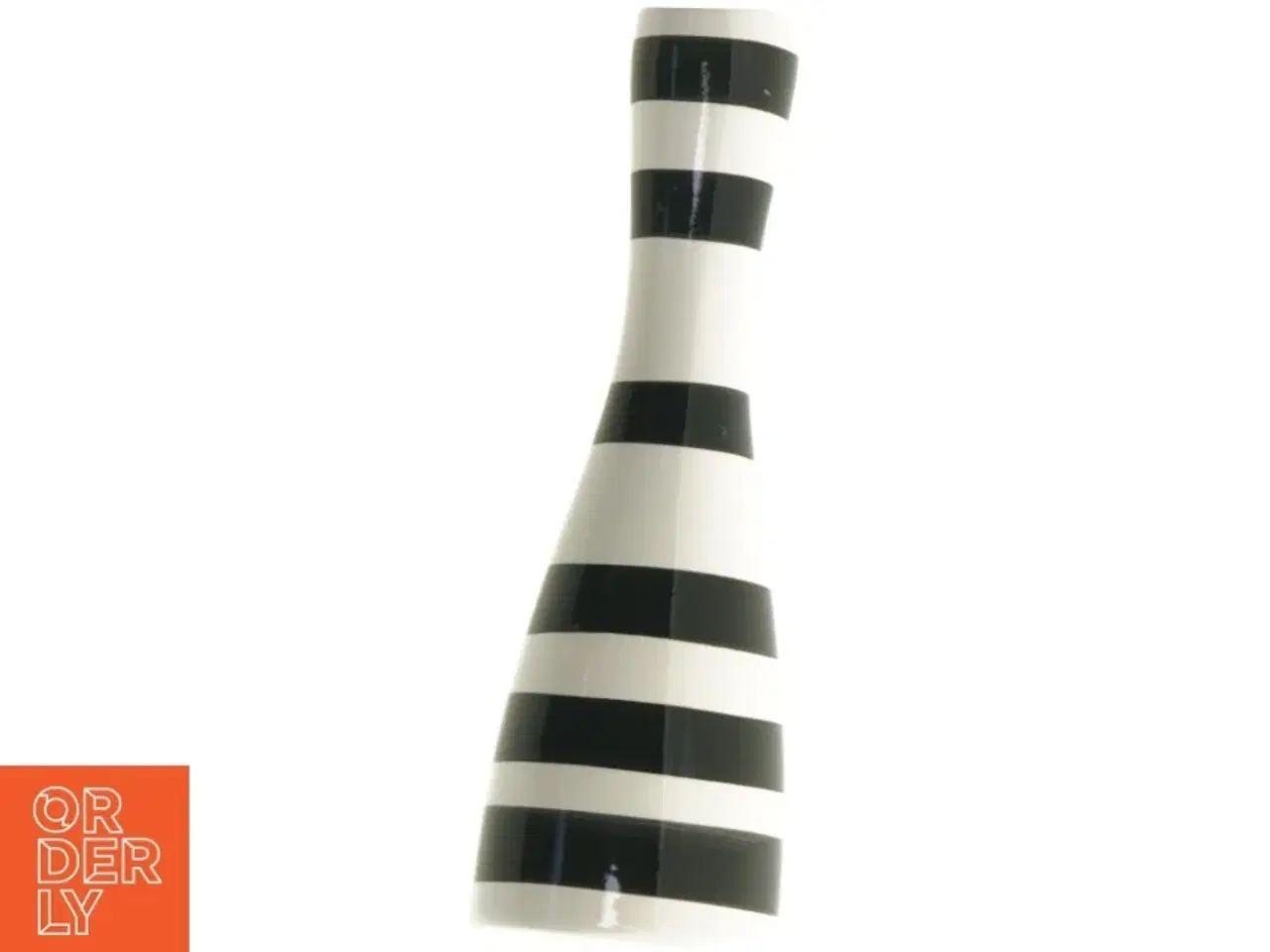 Billede 1 - Stribet keramisk vase (str. 20 cm)