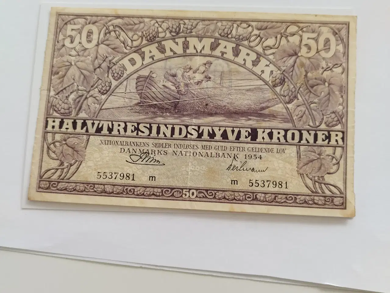 Billede 1 - 50 kr fra 1954