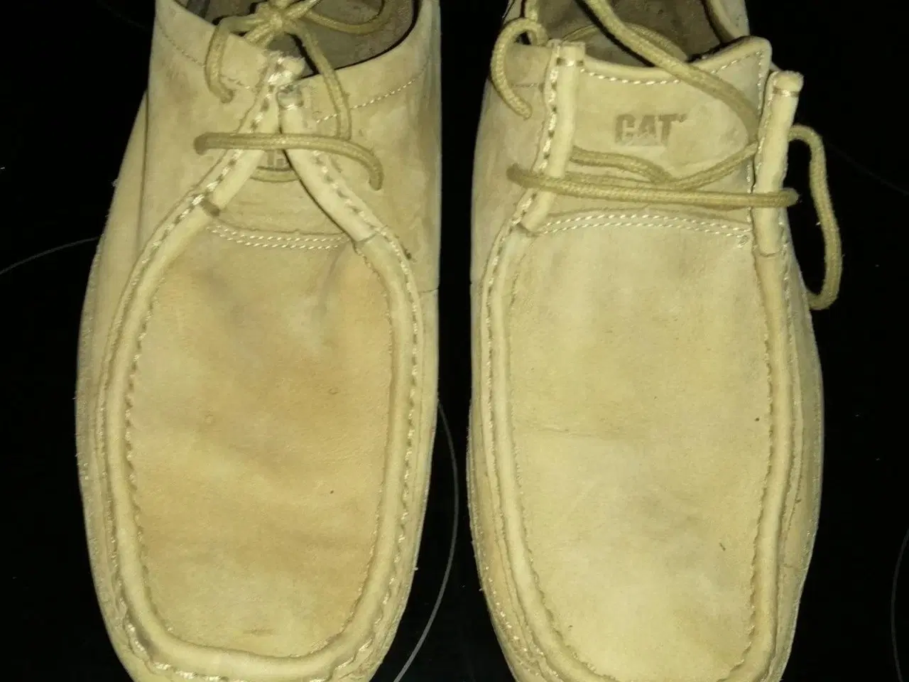 Billede 1 - CAT CATERPILLAR MOCCASINER, HÅNDLAVEDE, 42