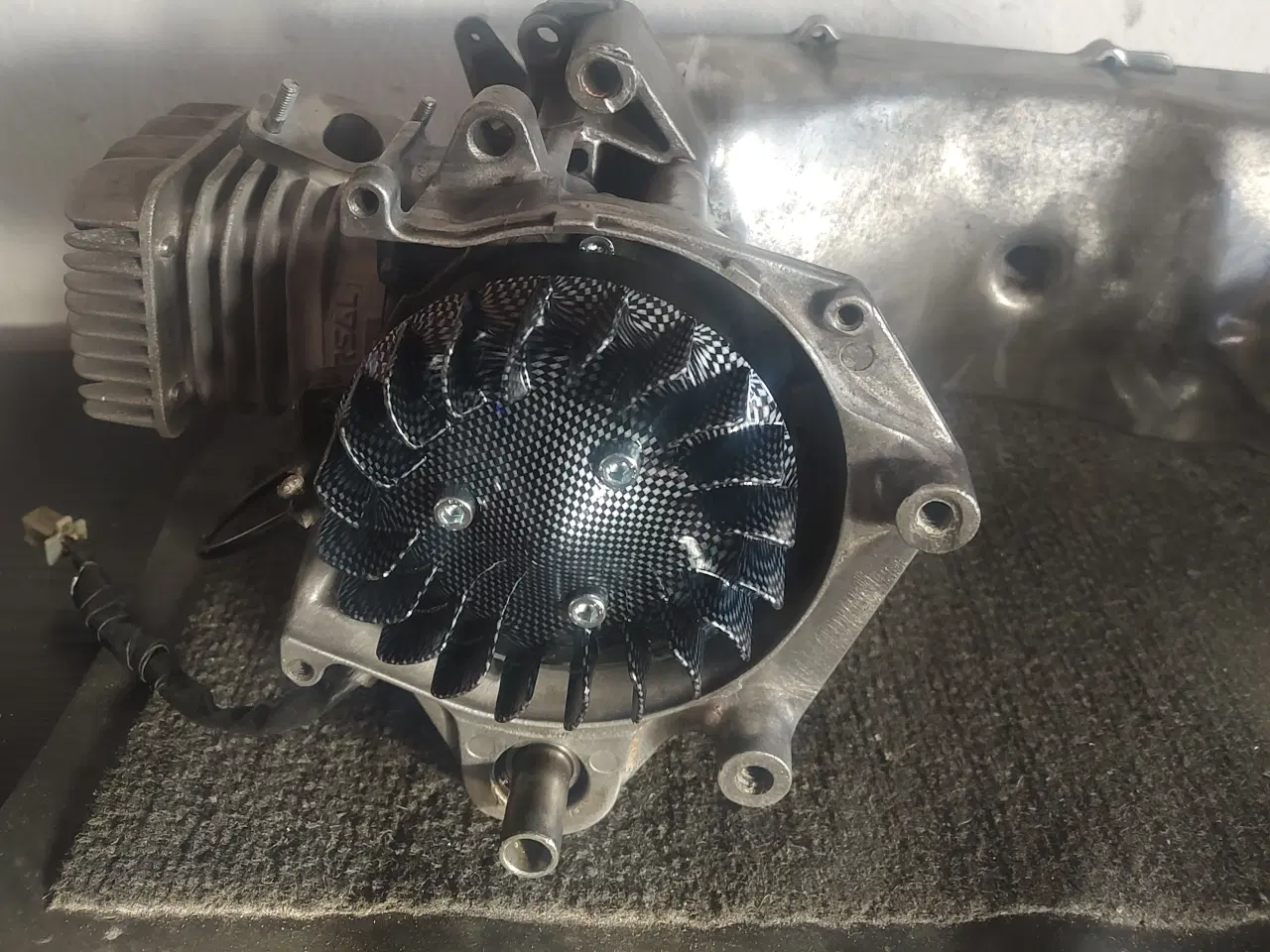 Billede 3 - Yamaha Jog R motor 70cc med racing krumtap.