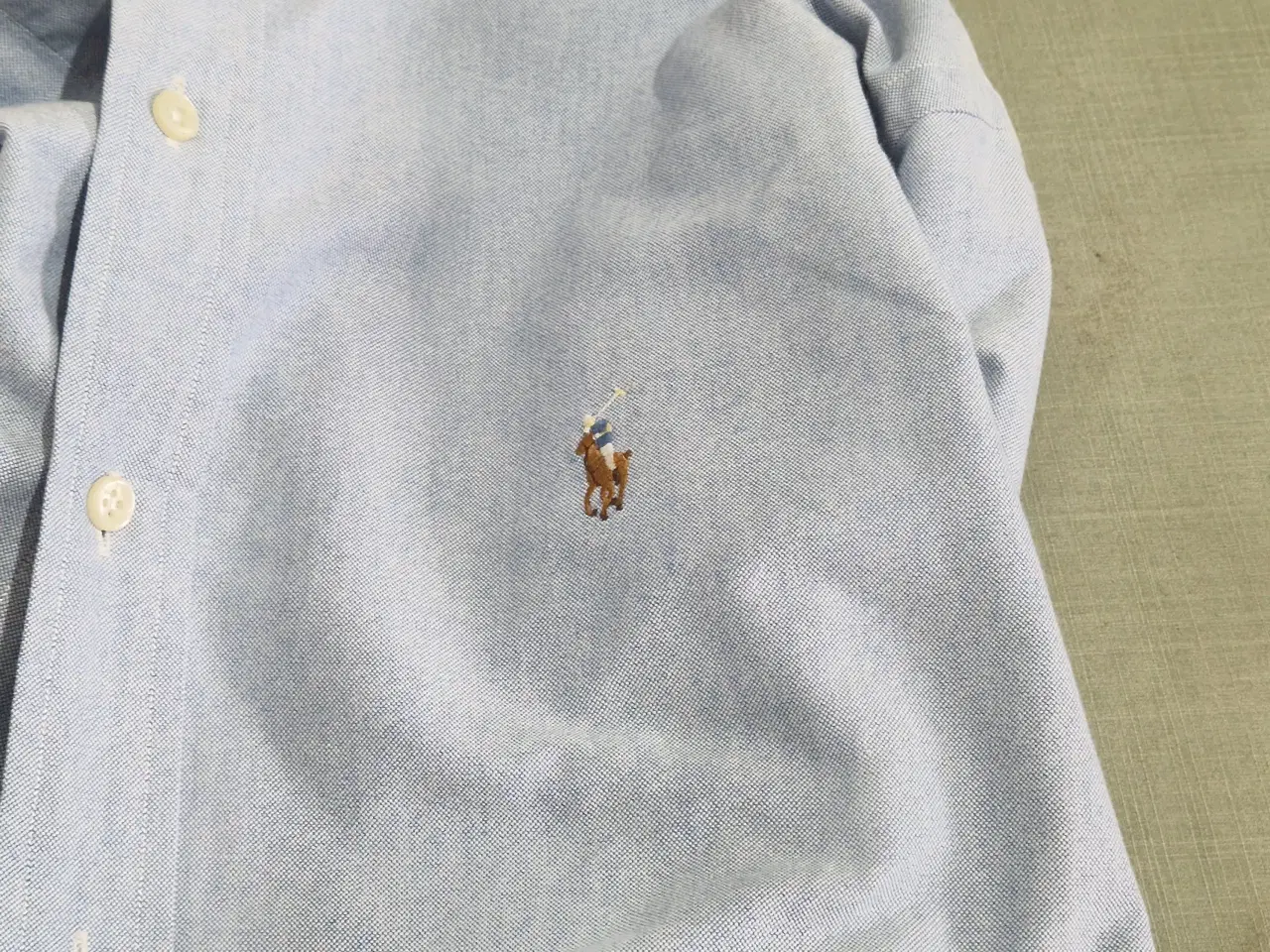 Billede 2 - Ralph Lauren, Denim Skjorte, Large,Design