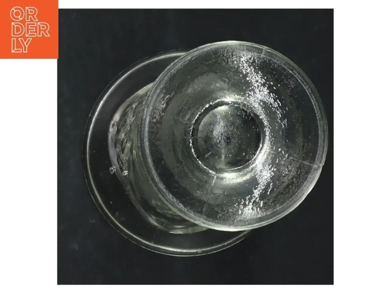 Billede 3 - Glas vase (str. H. 16 cm. ø. 8,5 cm)