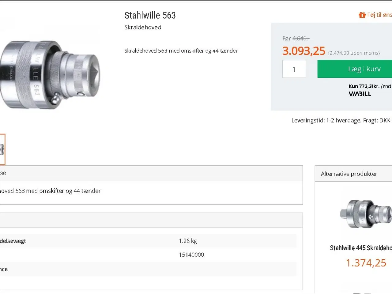 Billede 5 - Stahlwille skraldehoved