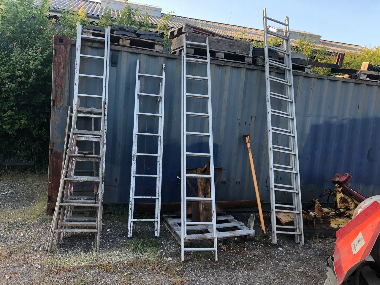 Billede 1 - Almindelige stiger i alu og træ