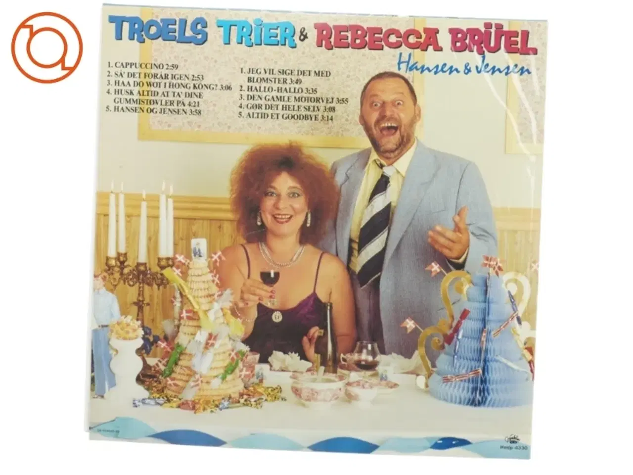 Billede 2 - Troels Trier and Rebecca Brüel - Hansen og Jensen (LP) fra Harlekin (str. 30 cm)