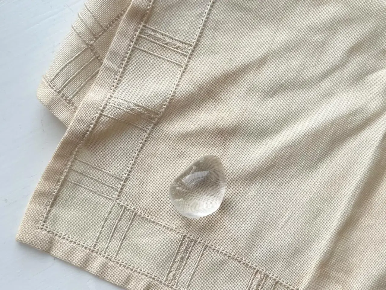 Billede 1 - Bjergkrystal, dråbeformet, 4 cm