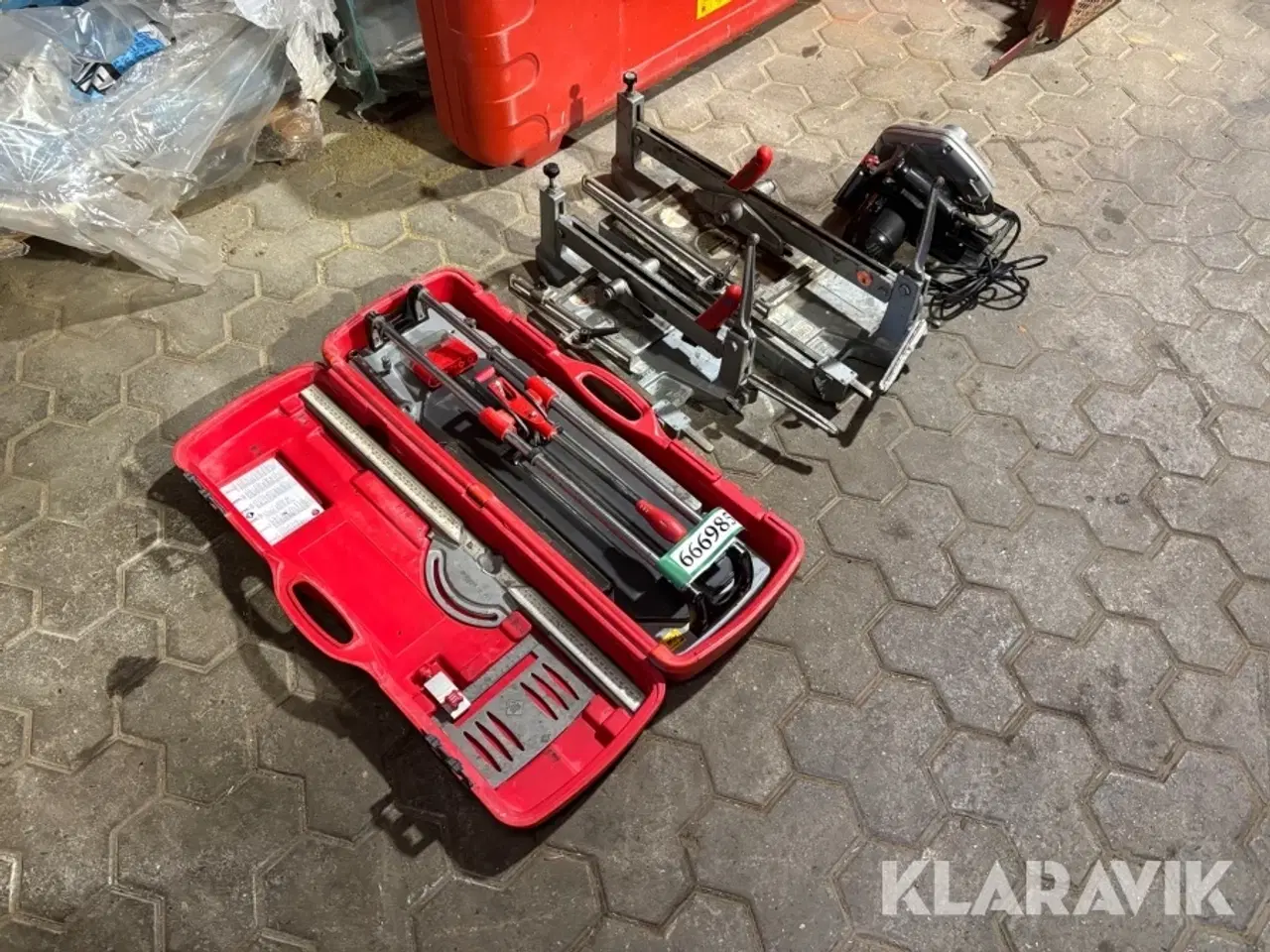 Billede 3 - Fliseskærer + rundsav Robi/Montolit/Skilsaw 3 styk