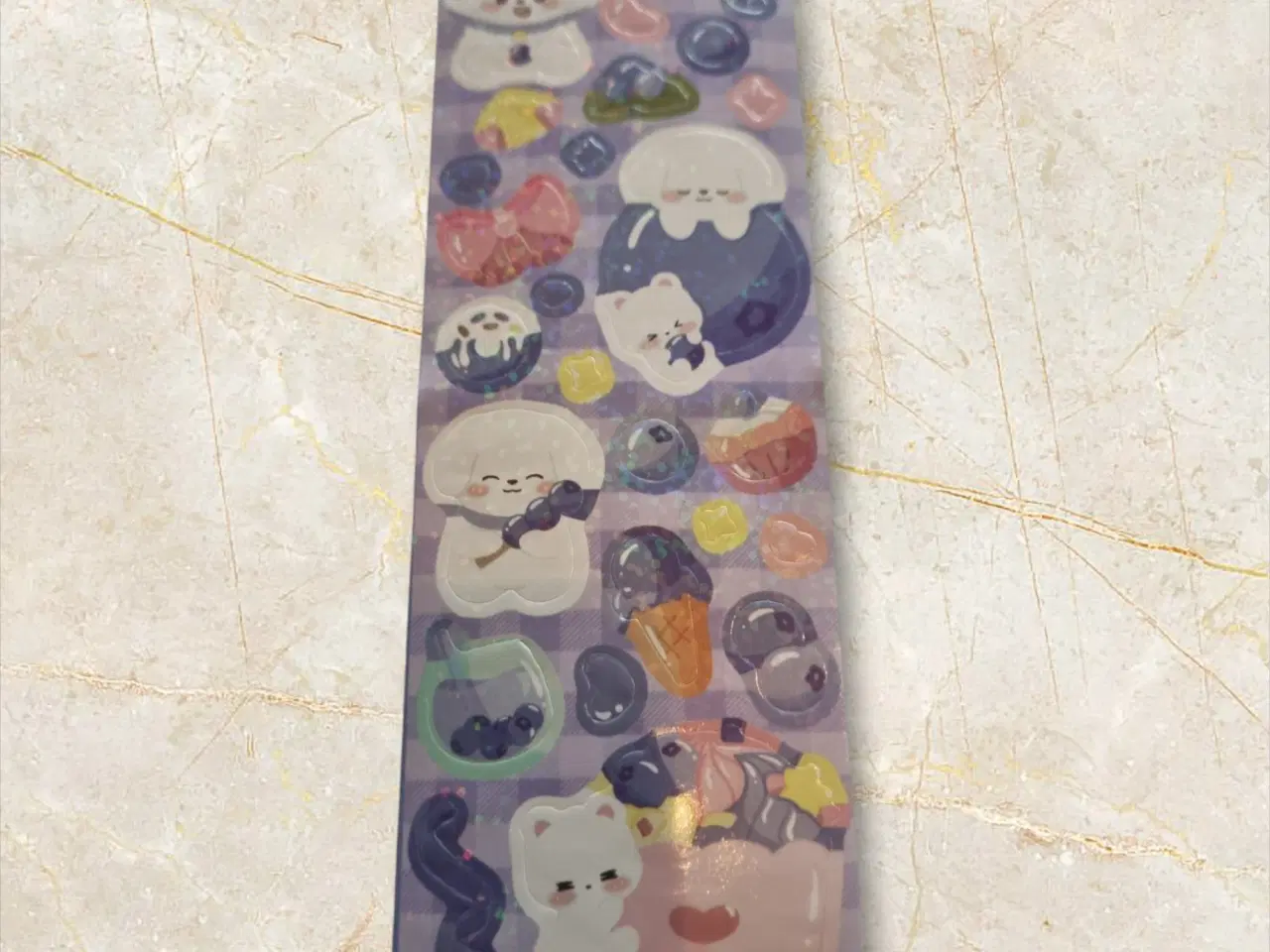 Billede 1 - Søde Klistermærker med Dyr og Godter – Pynt Din Hv