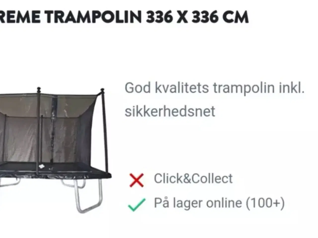 Billede 2 - Trampolin