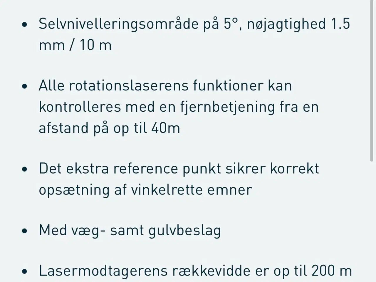 Billede 5 - Rotorlaser komplet sæt