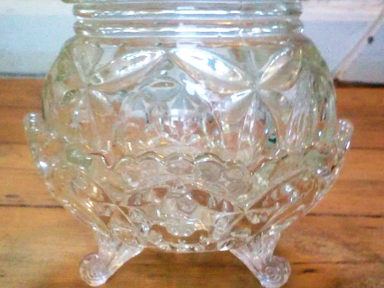 Billede 10 - Sommerfugl ROLF Fyens Glasværk 1934 fodskål vase