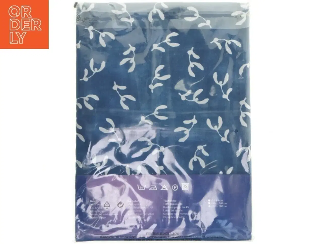 Billede 4 - Dug med mistelten motiv (str. 140x180 cm)