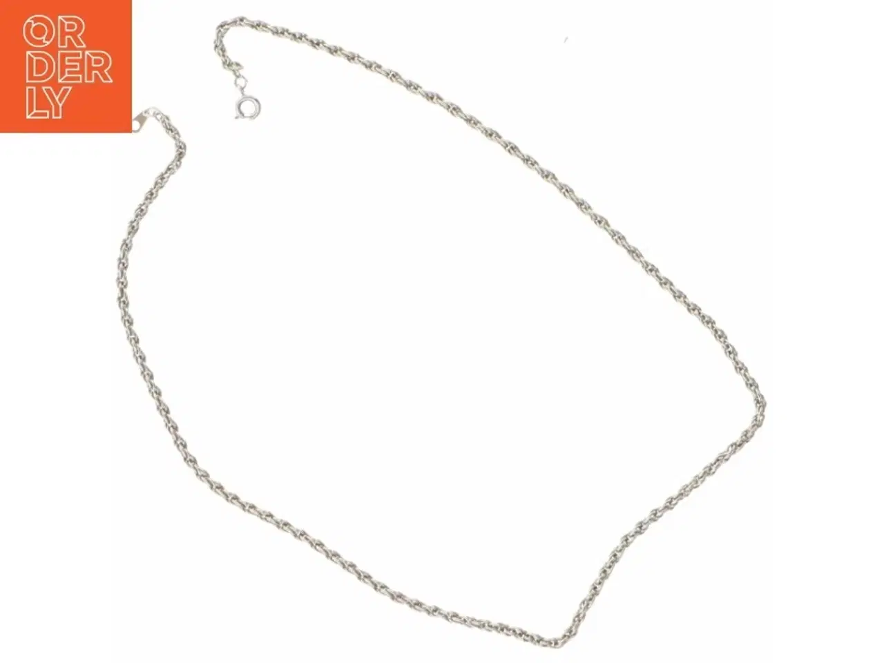 Billede 2 - Sølvfarvet halskæde (str. 45 cm)