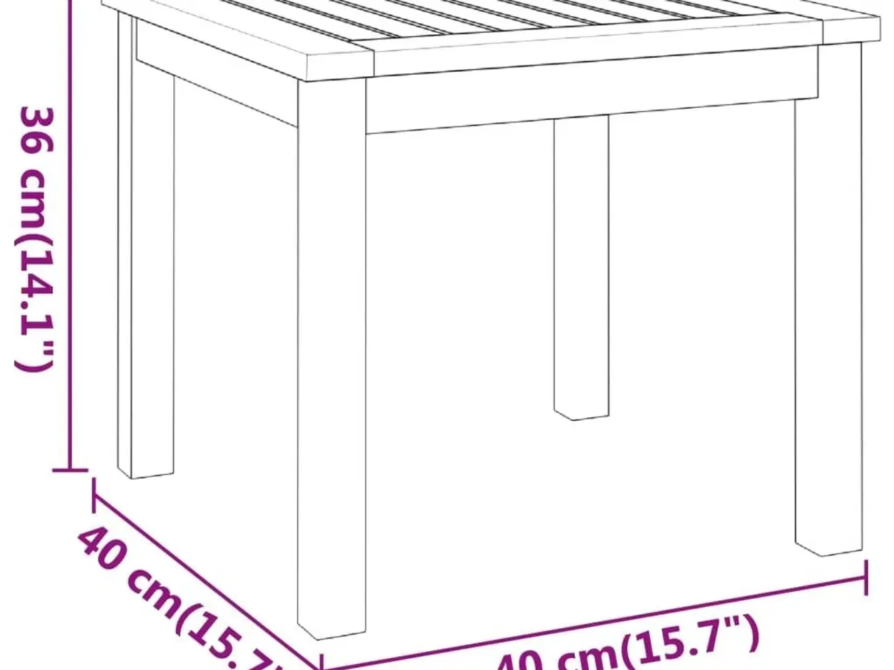 Billede 8 - Adirondack-loungesæt til haven 3 dele massivt akacietræ