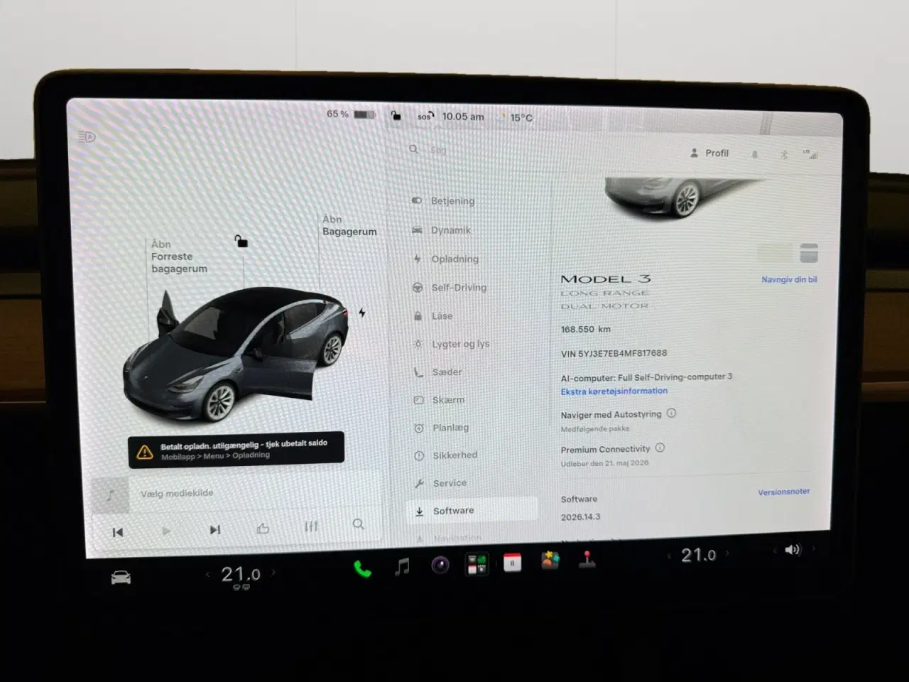 Billede 7 - Tesla Model 3  Long Range AWD