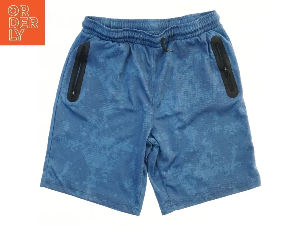 Billede 1 - Blå træningsshorts med lynlåslommer fra VRS (str. 146)