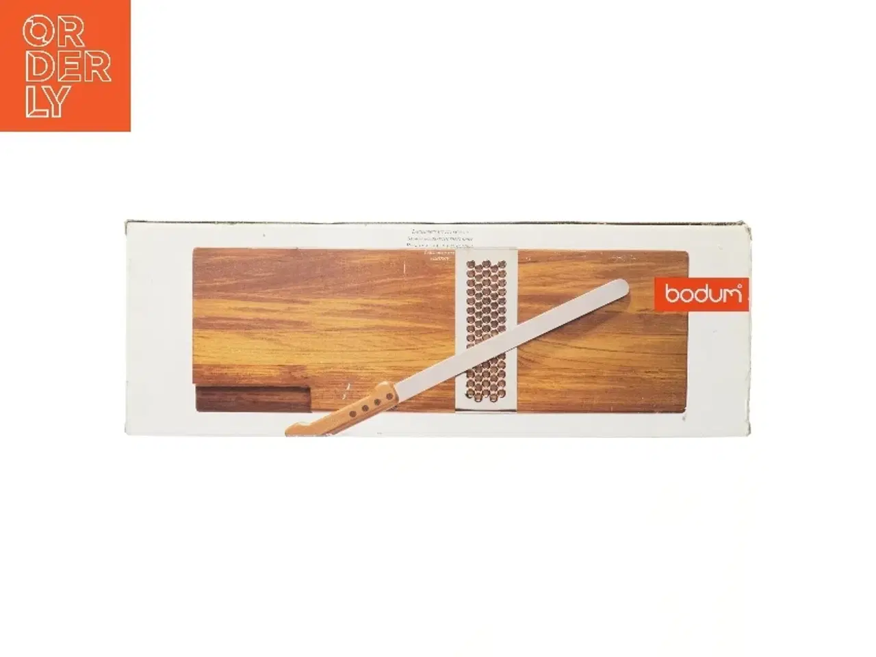 Billede 1 - Bodum laksebræt med kniv fra Bodum (str. 57,5x20 cm)
