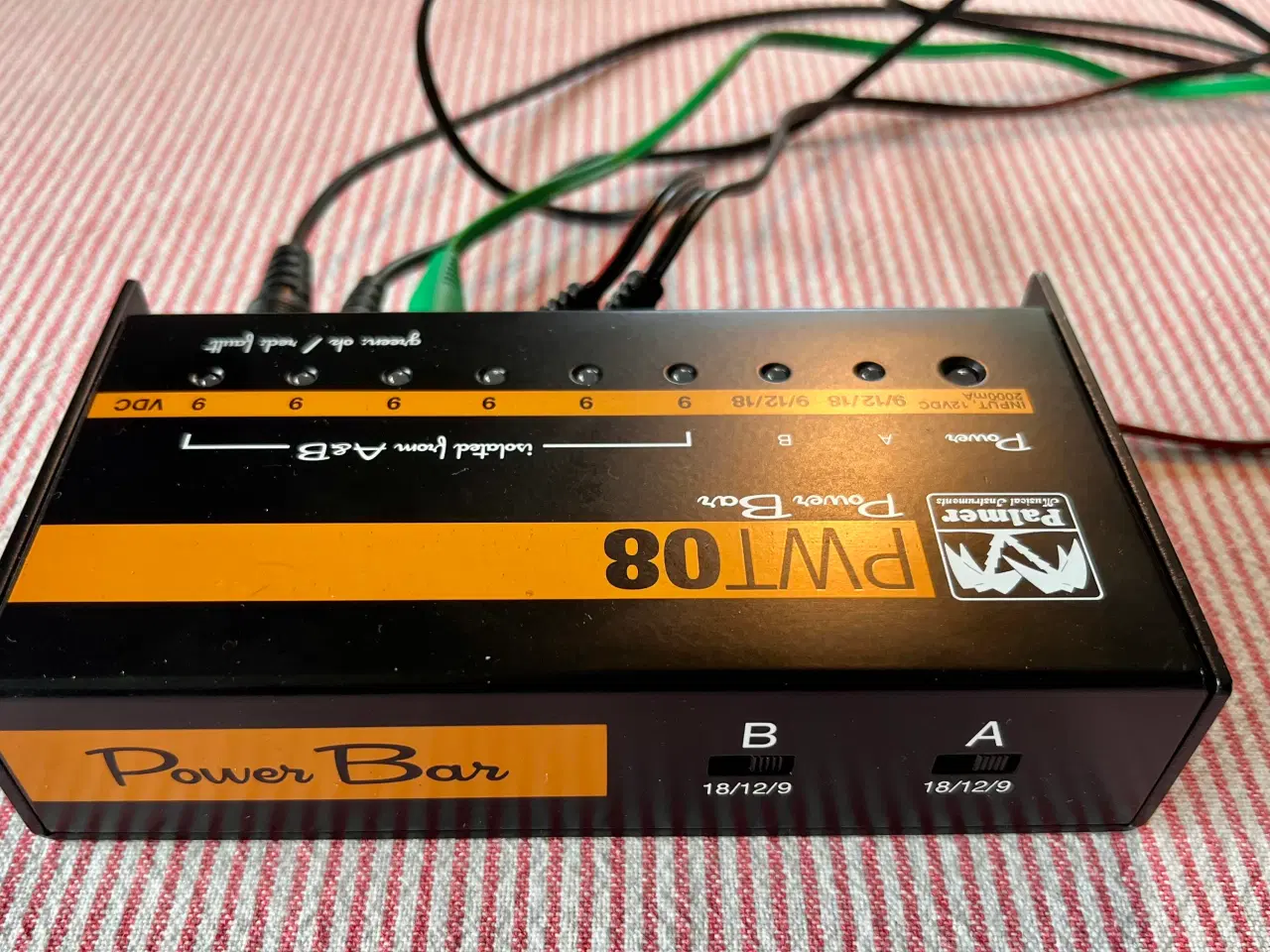 Billede 3 - Palmer PWT 08 - 9V pedalboard strømforsyning