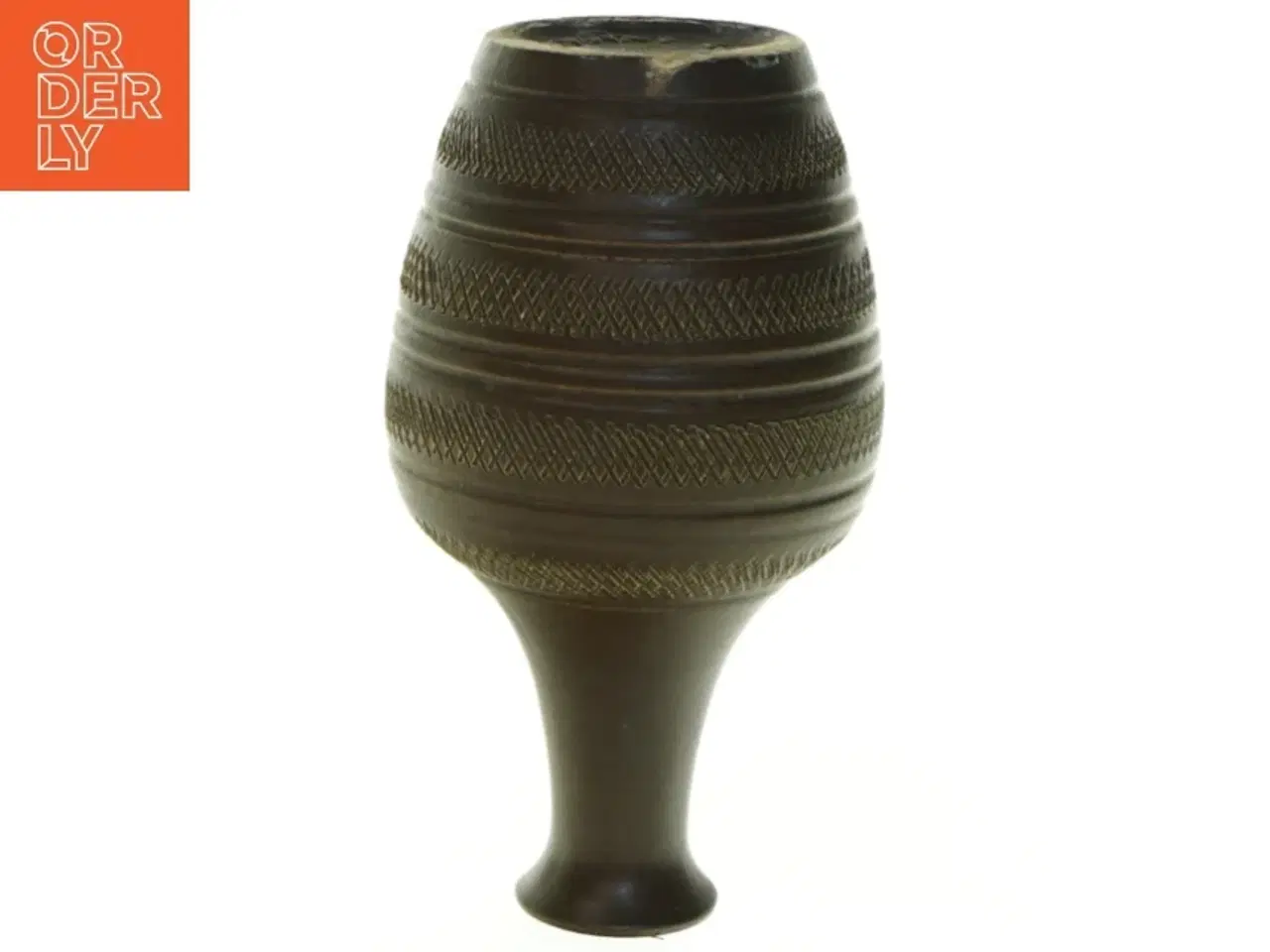 Billede 3 - Gammel metalvase fra W Germany (str. 17x10 cm)