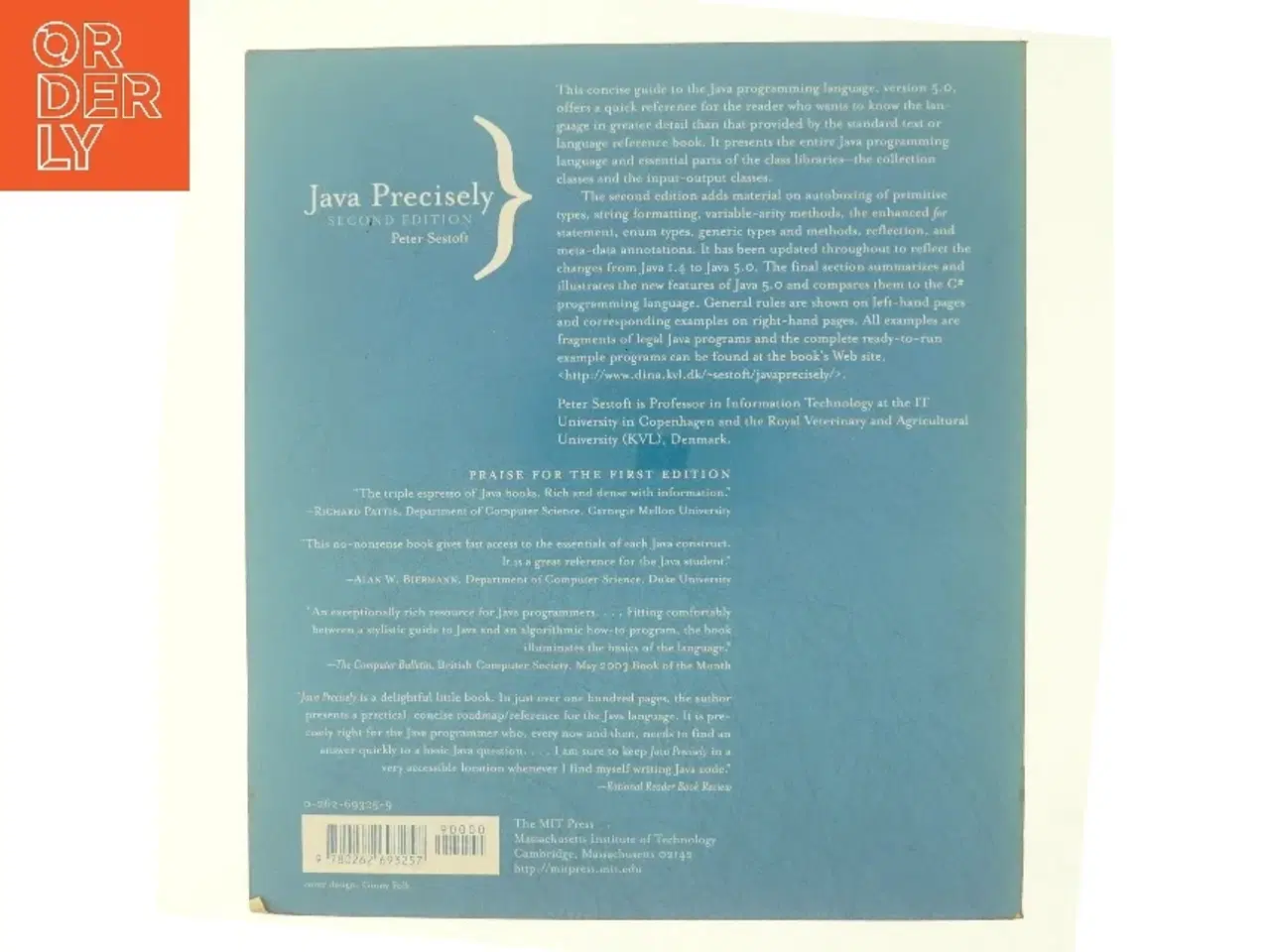 Billede 3 - Java Precisely af Peter Sestoft (Bog)