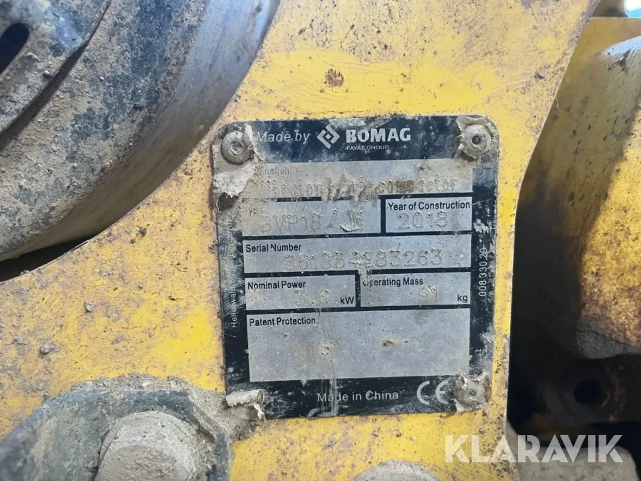 Billede 10 - Pladevibrator Bomag Bvp18/45