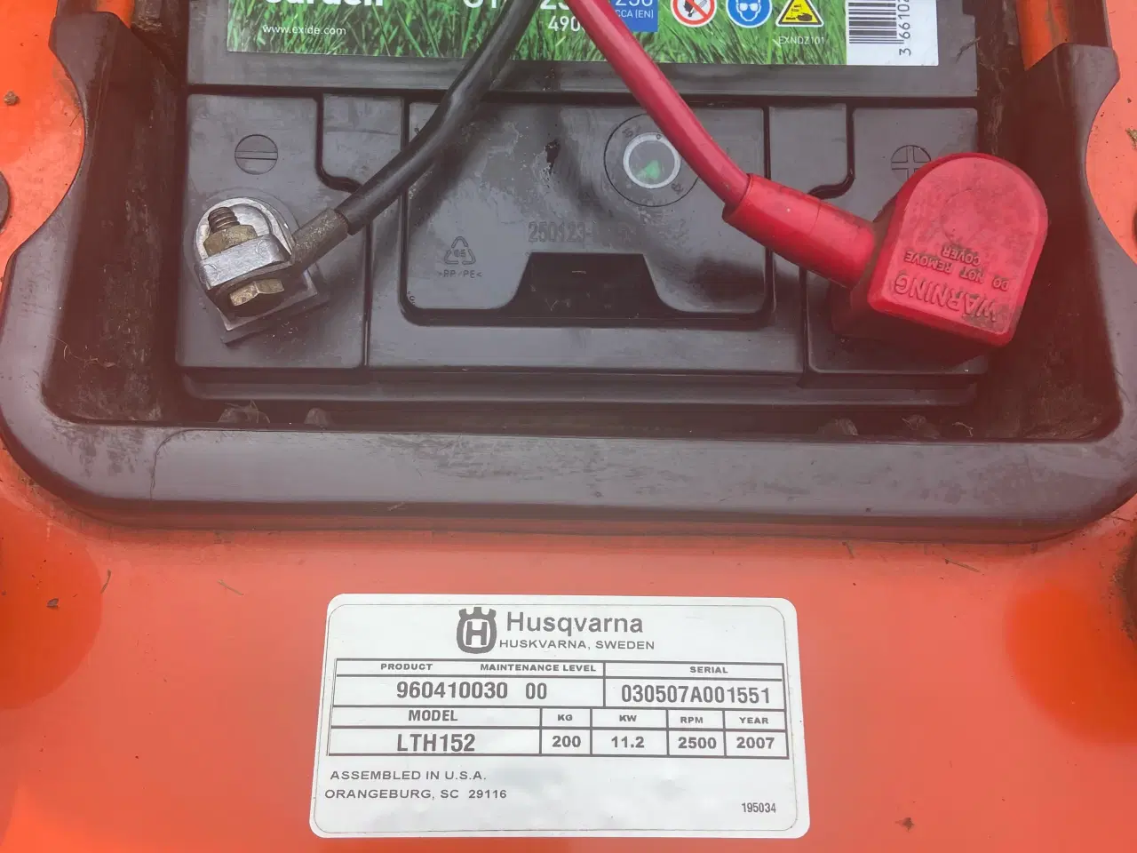 Billede 5 - Husqvarna LTH152 Havetraktor