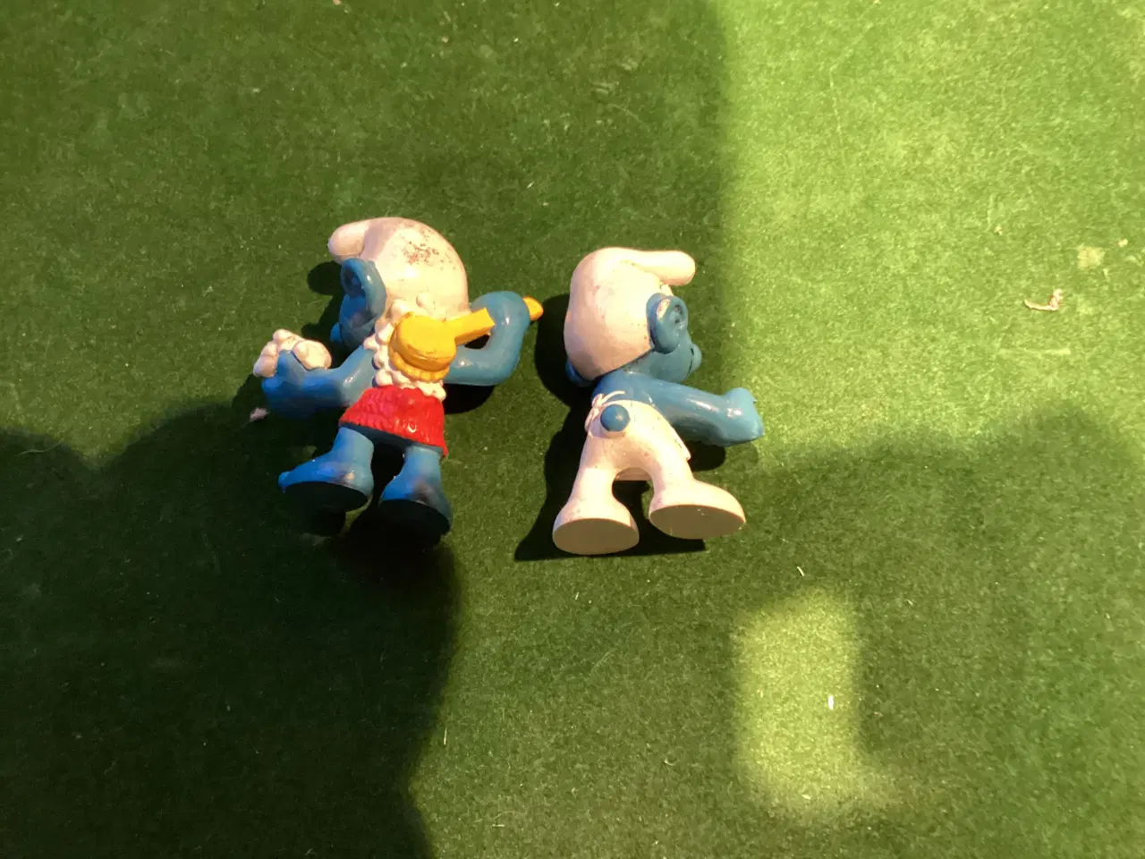 Billede 9 - Smølfer- bamse samt 6 små smølfefigurer