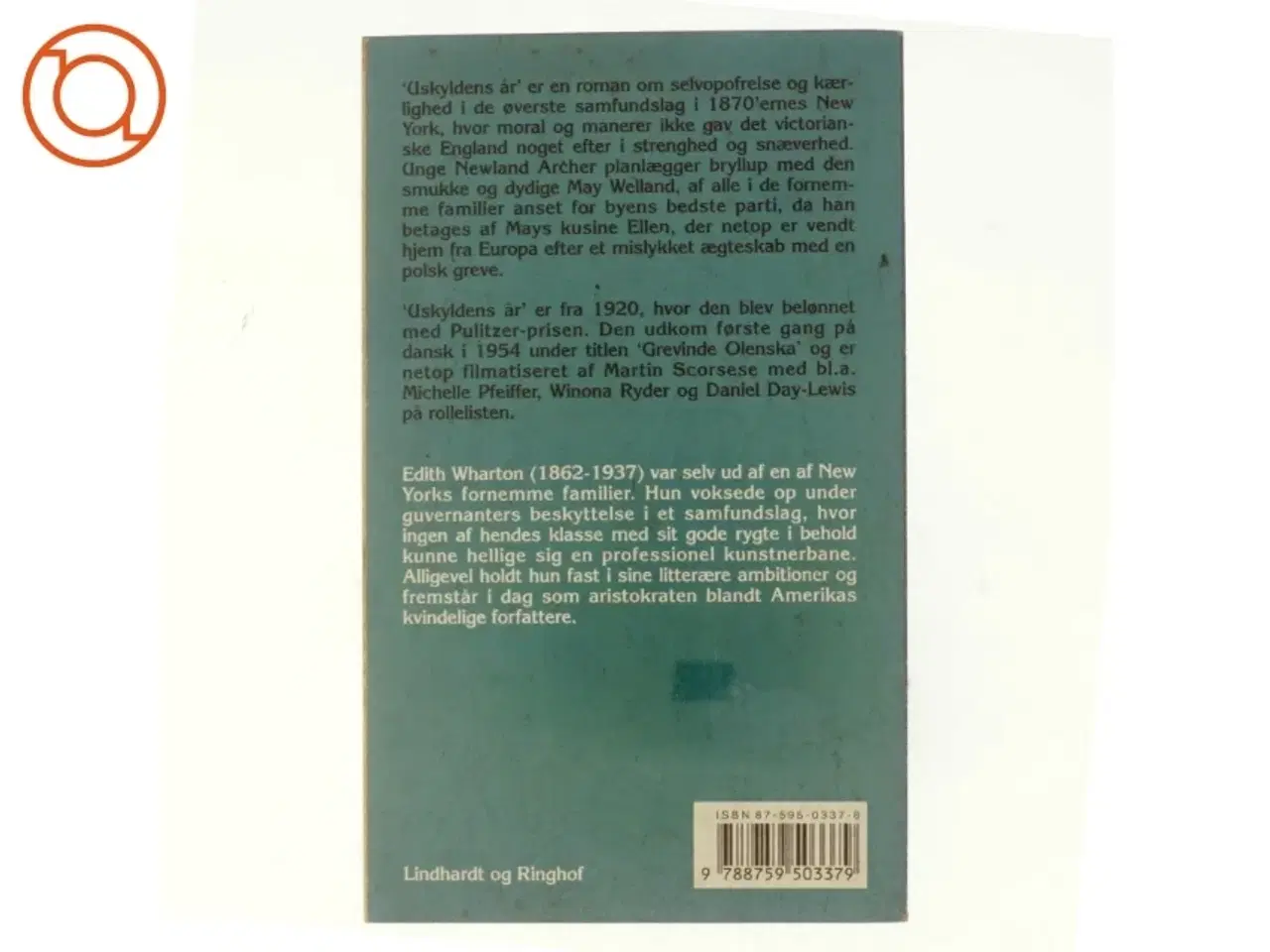 Billede 3 - Uskyldens år af Edith Wharton (Bog)