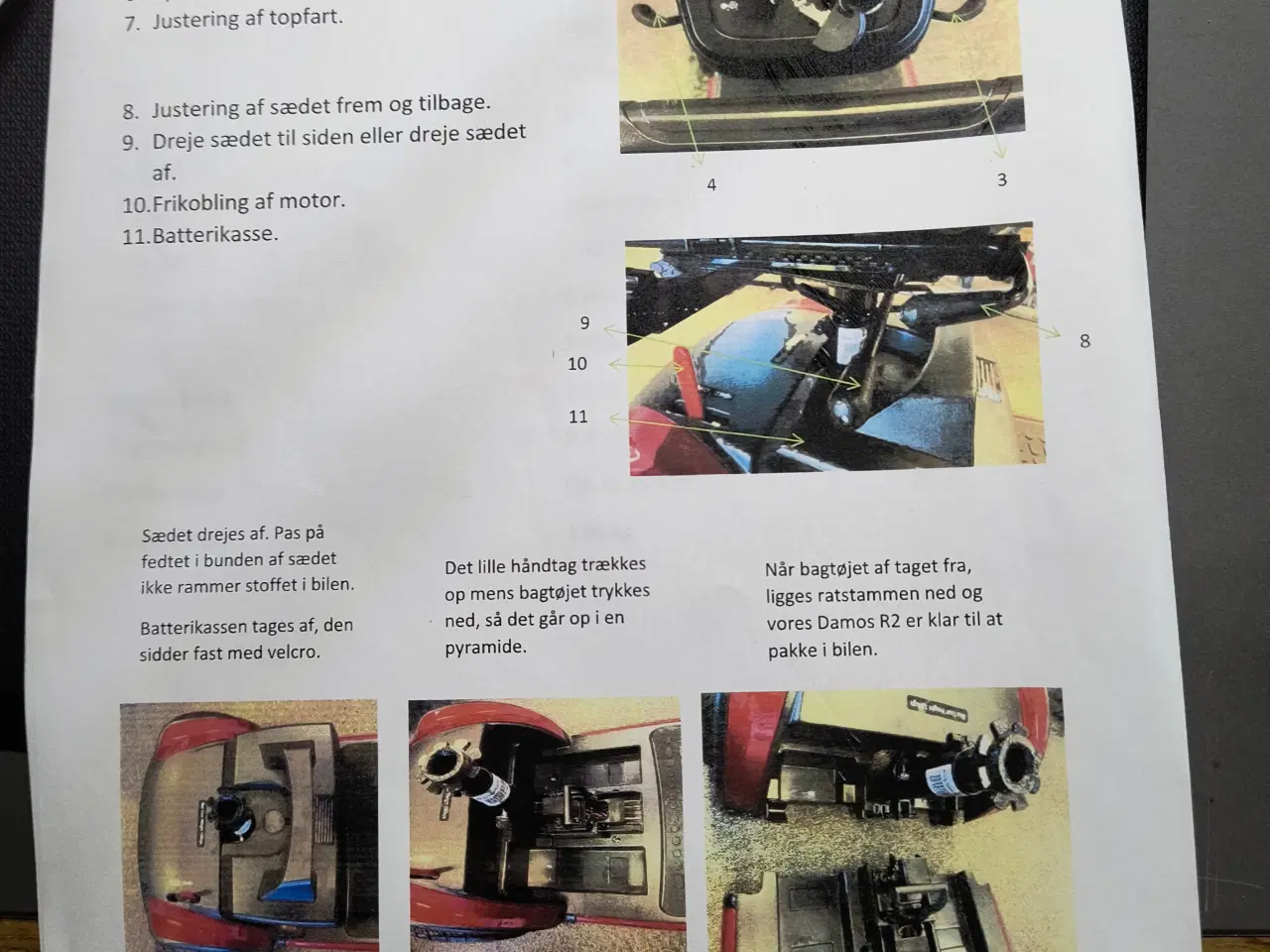 Billede 3 - Damos mobilitets-scooter R2