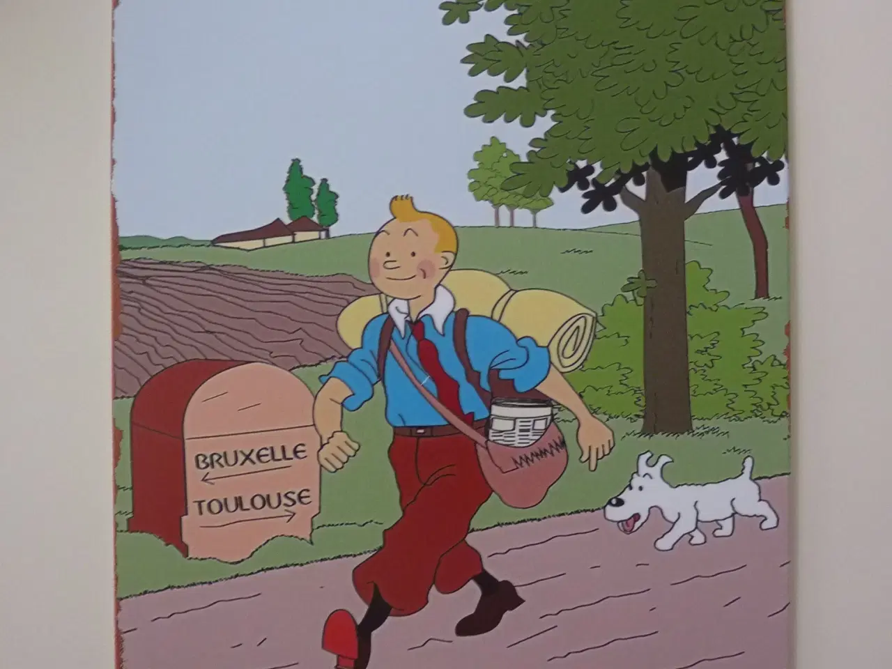 Billede 2 - Tintin metalskilte