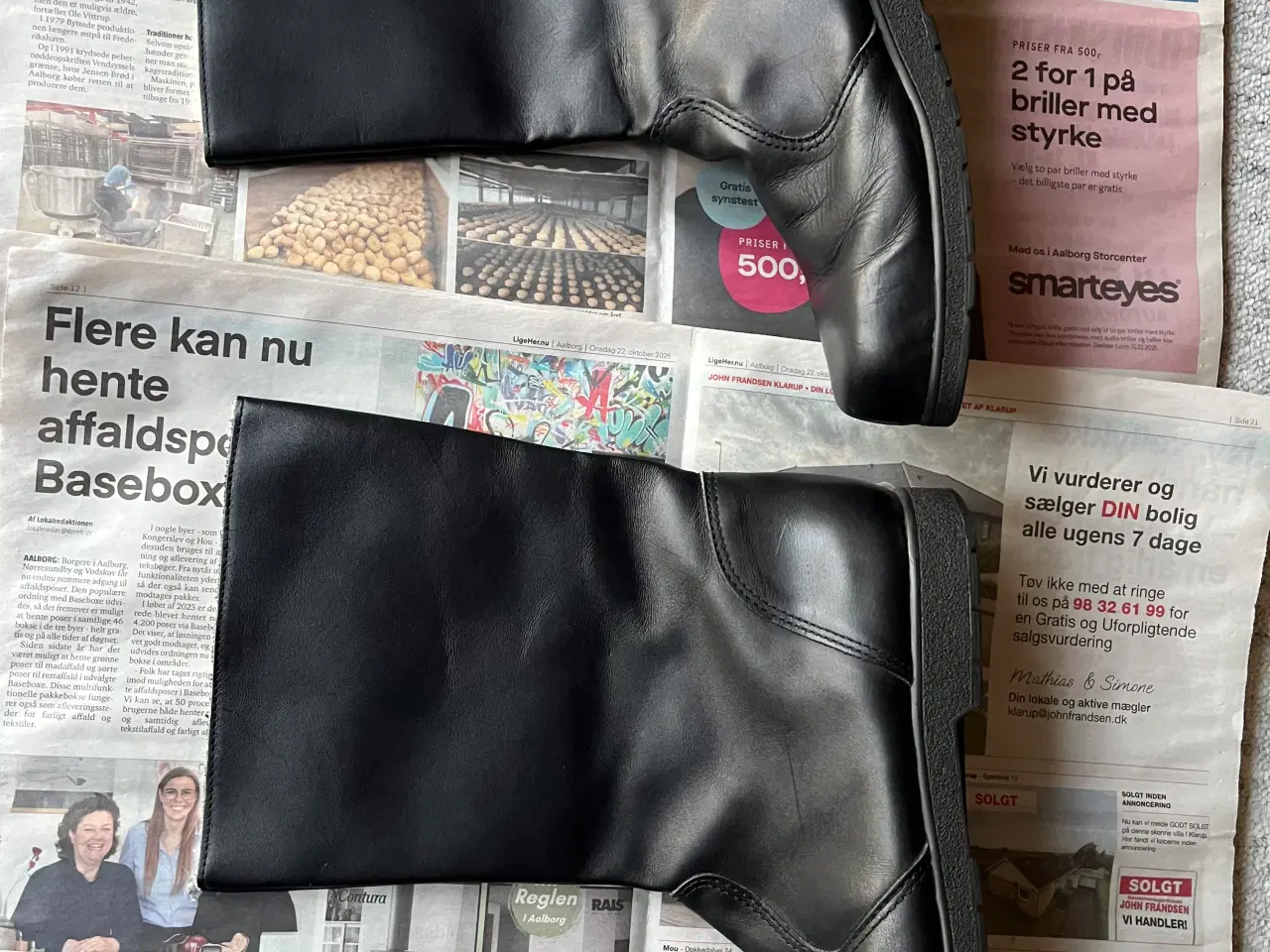 Billede 2 - Skind Vinterstøvler 45 