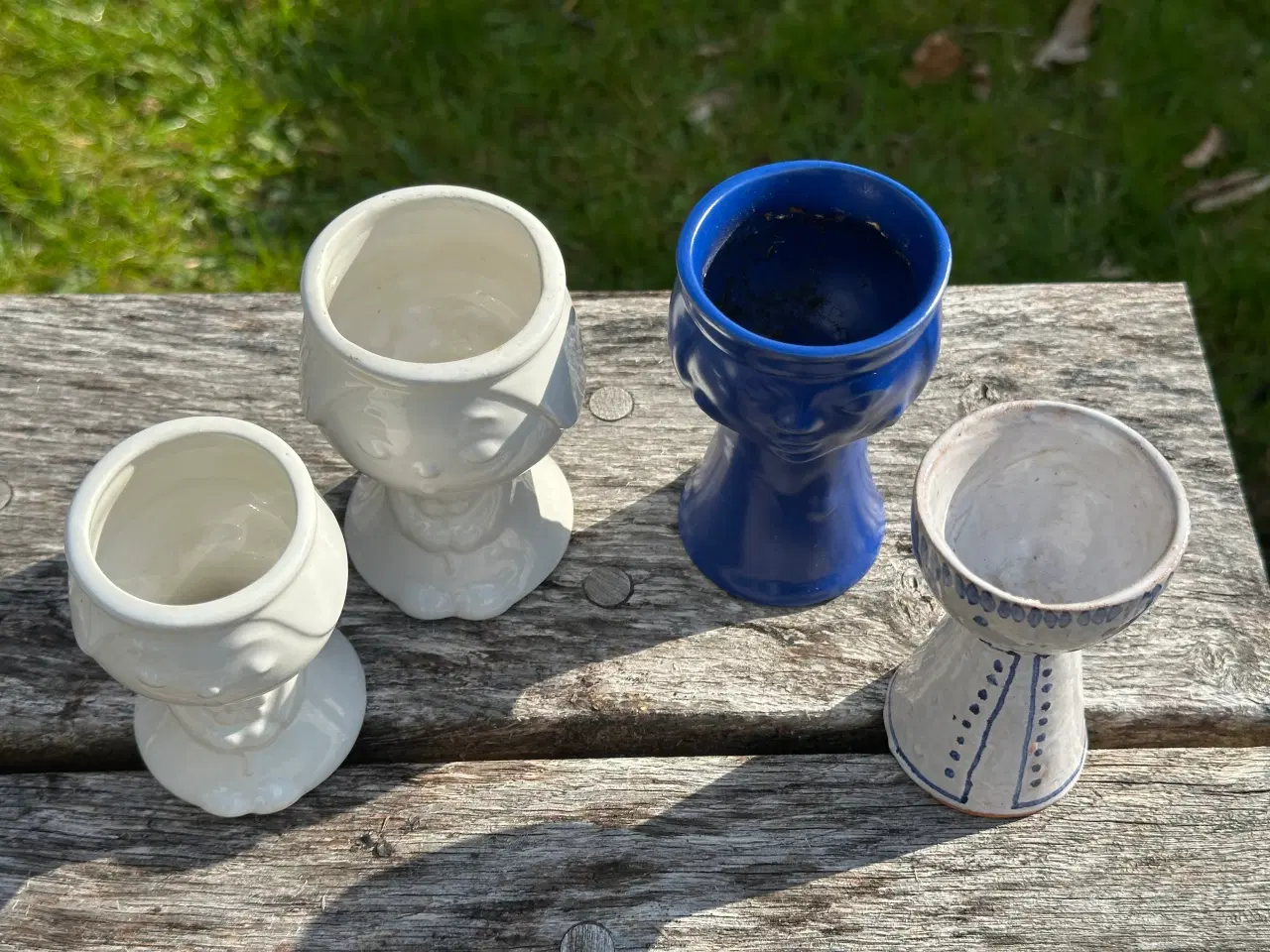 Billede 2 - 4 retro keramik potte damer