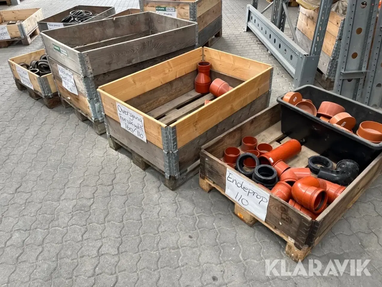 Billede 2 - Overgange, pakninger og endepropper - 4 paller