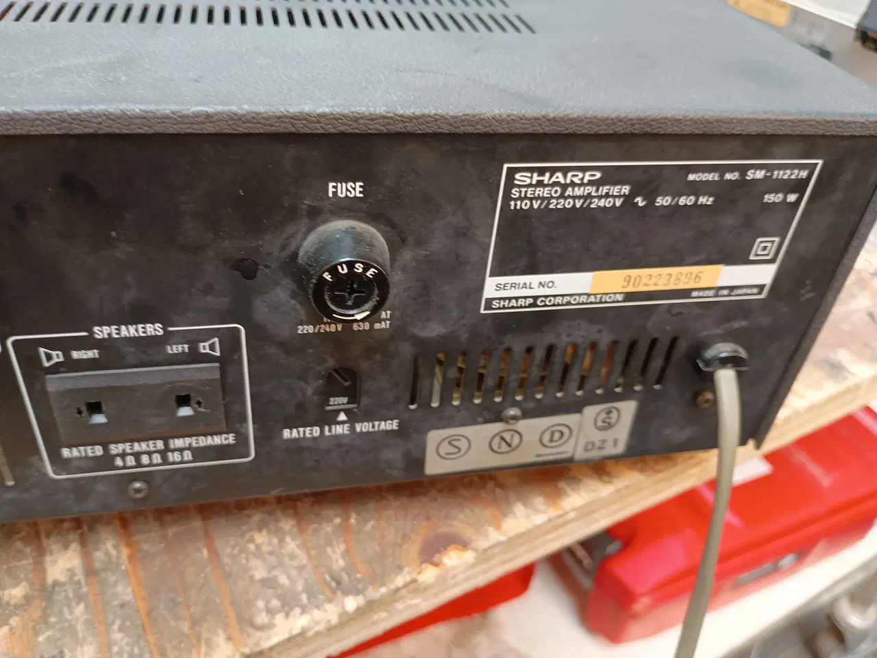 Billede 5 - Sharp Stereo Ampflier, model DM-1122.