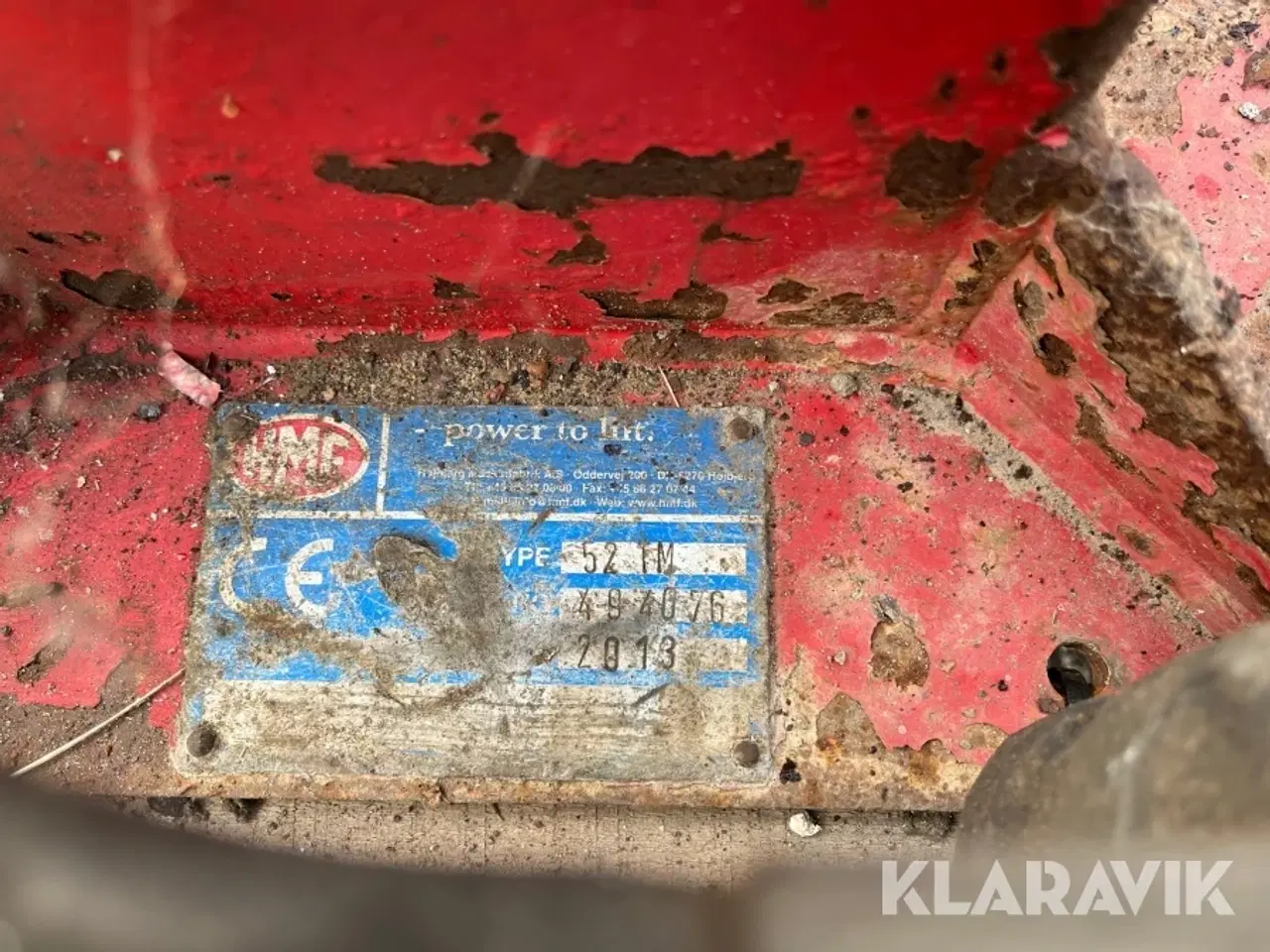 Billede 5 - Kran HMF 50