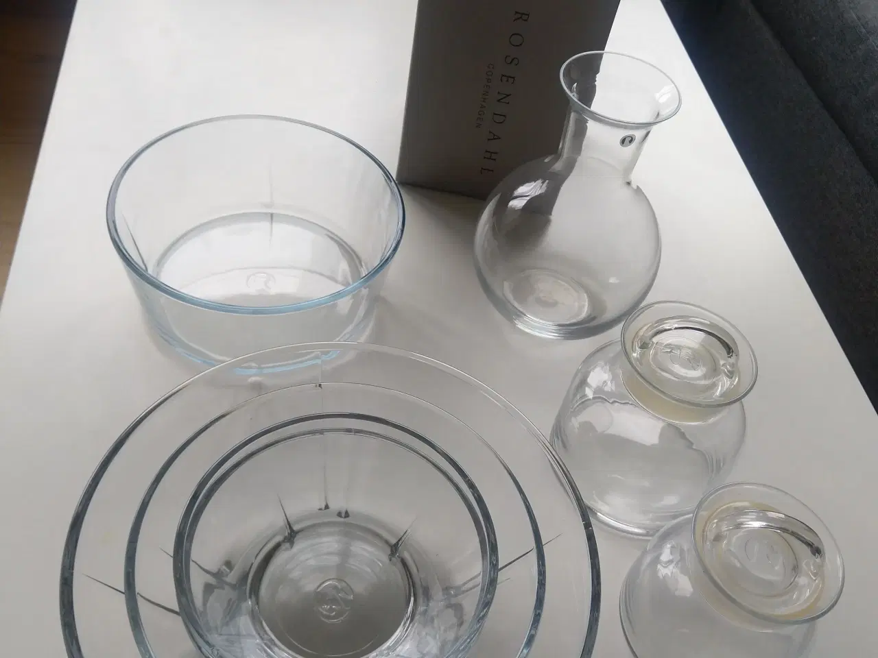 Billede 1 - Rosendahl sæt med skåle,glas og karafler 