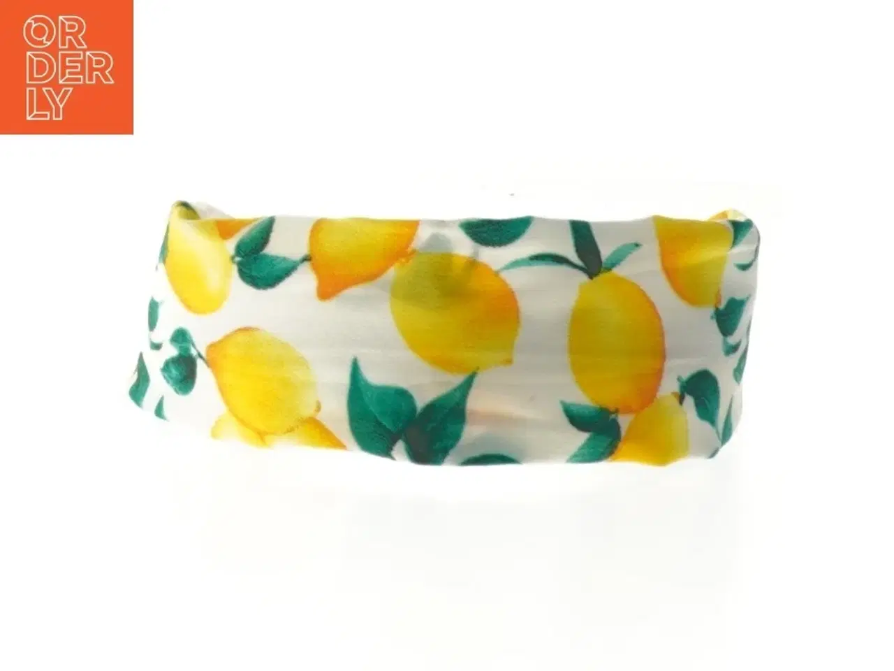 Billede 2 - Hårbøjle med citroner (str. Ø 14 cm)