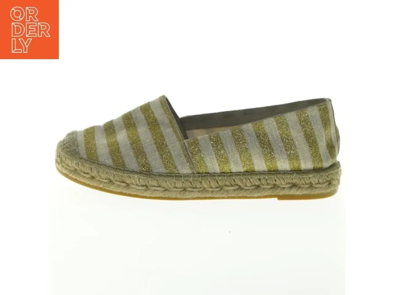 Billede 1 - Espadrillos i guld og hvid fra Nome (str. 38)