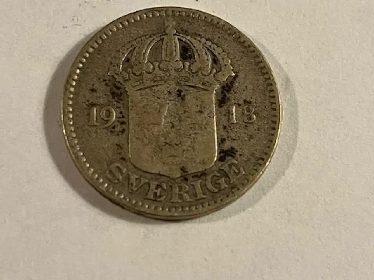 Billede 2 - 25 øre 1918 Sverige