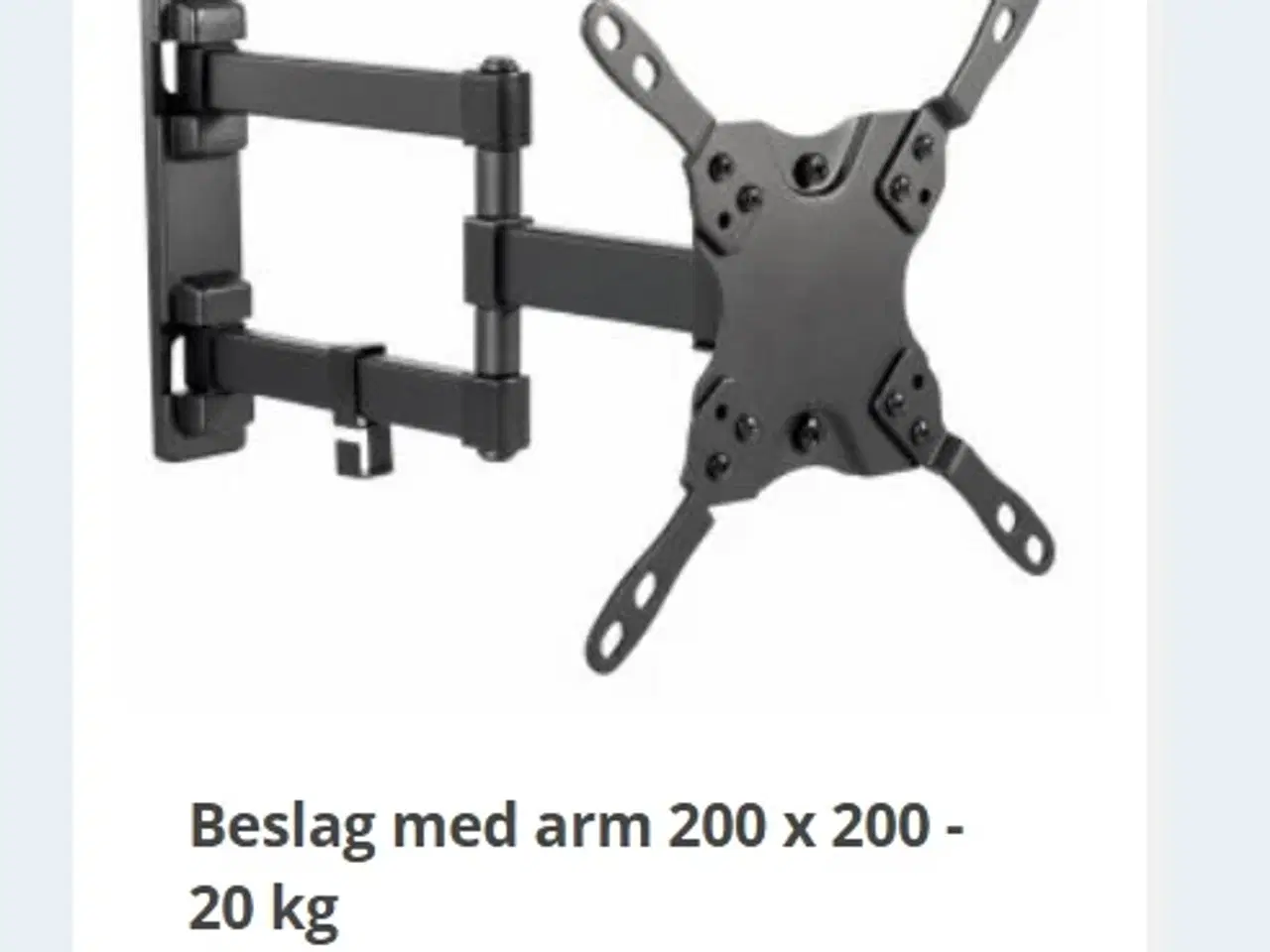 Billede 1 - 3 stk. Vægbeslag med arm