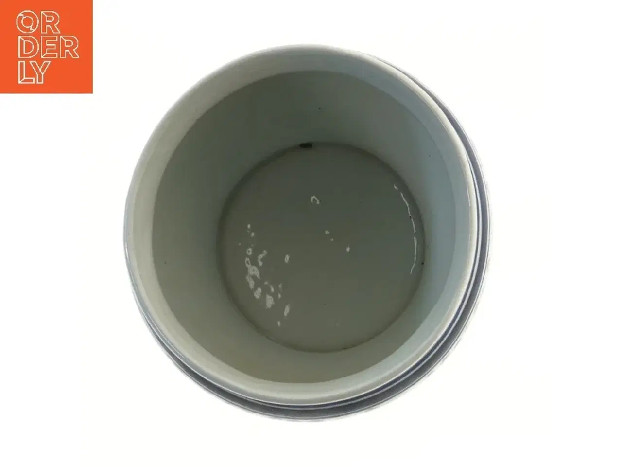 Billede 2 - Dekorativ og smuk vase med blomstermønster (str. Ø 17,5x14 cm)