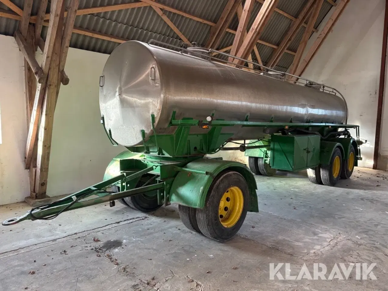 Billede 1 - Galvaniseret vandvogn 3-akslet