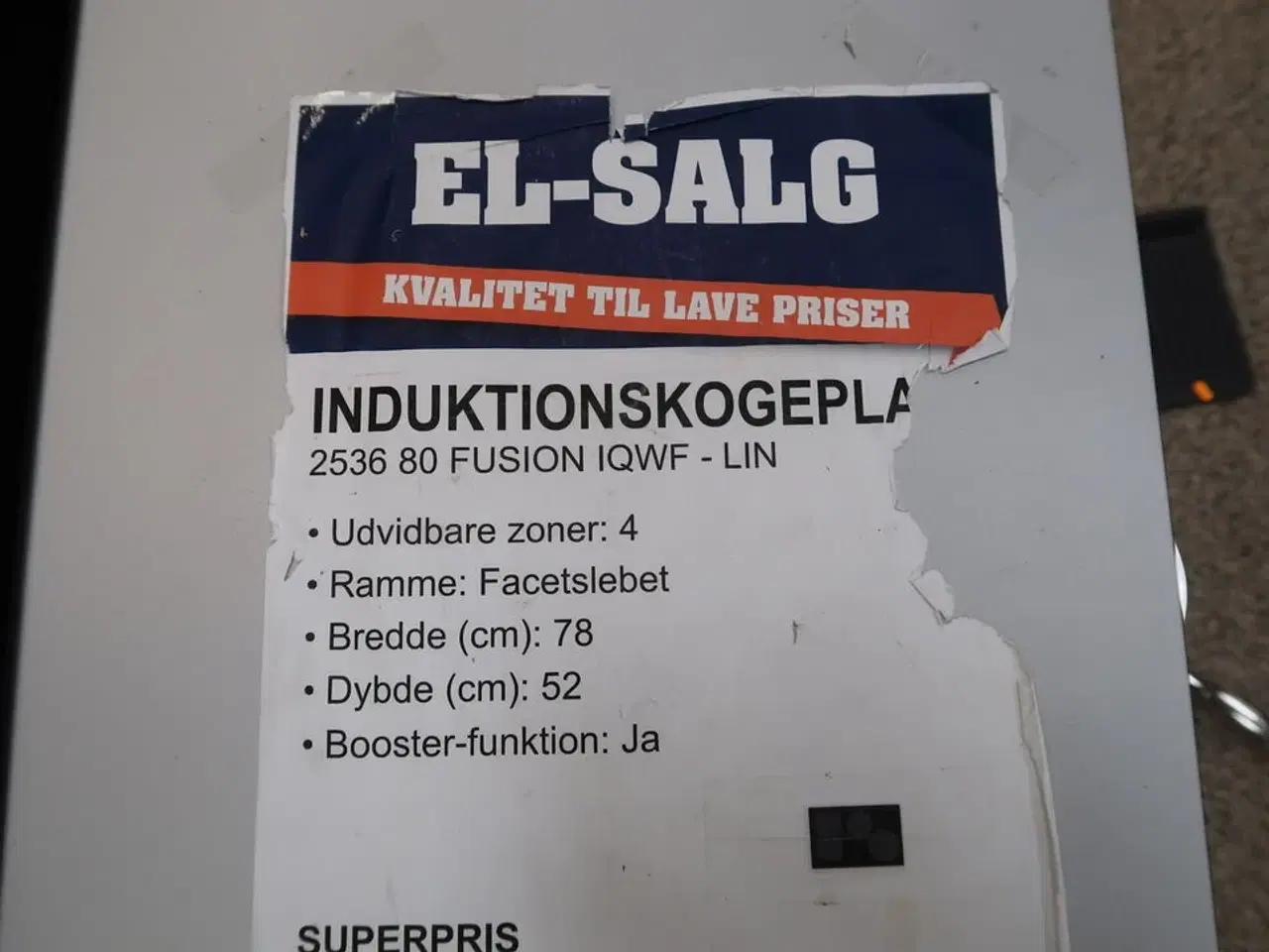 Billede 2 - Induktionskogeplade FUSION 2536 80 IQWF - LIN